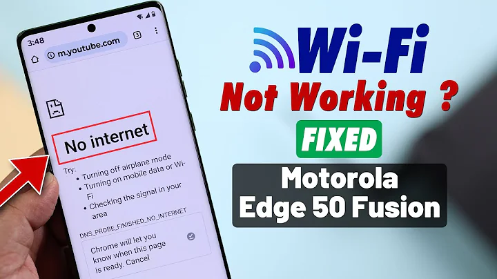Moto Edge 50: How to Fix Wi-Fi on Motorola!