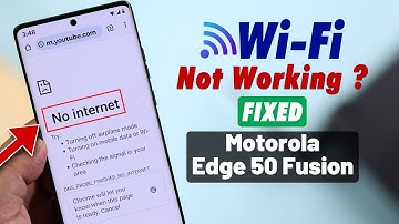 Moto Edge 50: How to Fix Wi-Fi on Motorola!