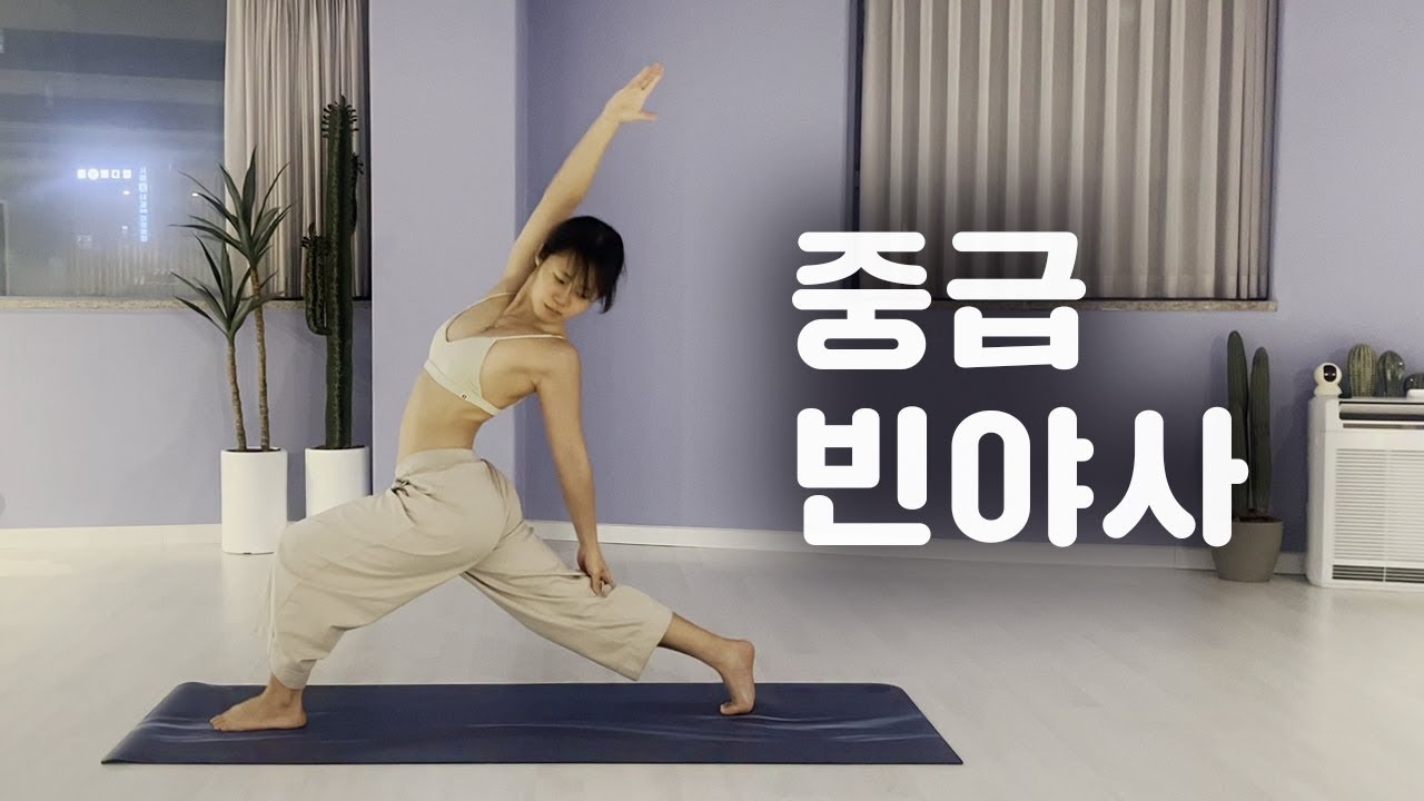 중급 빈야사 플로우 요가 24분
