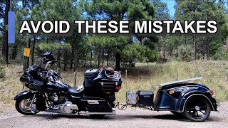 7 Mistakes to AVOID When Pulling a Motorcycle Trailer