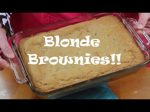 Blonde Brownies!!