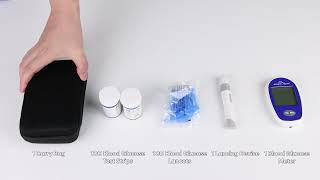 Easy@Home Blood Glucose Monitor Kit: Diabetes Testing Kit - 100 Test Strips and 100 Blood Lancets screenshot 3