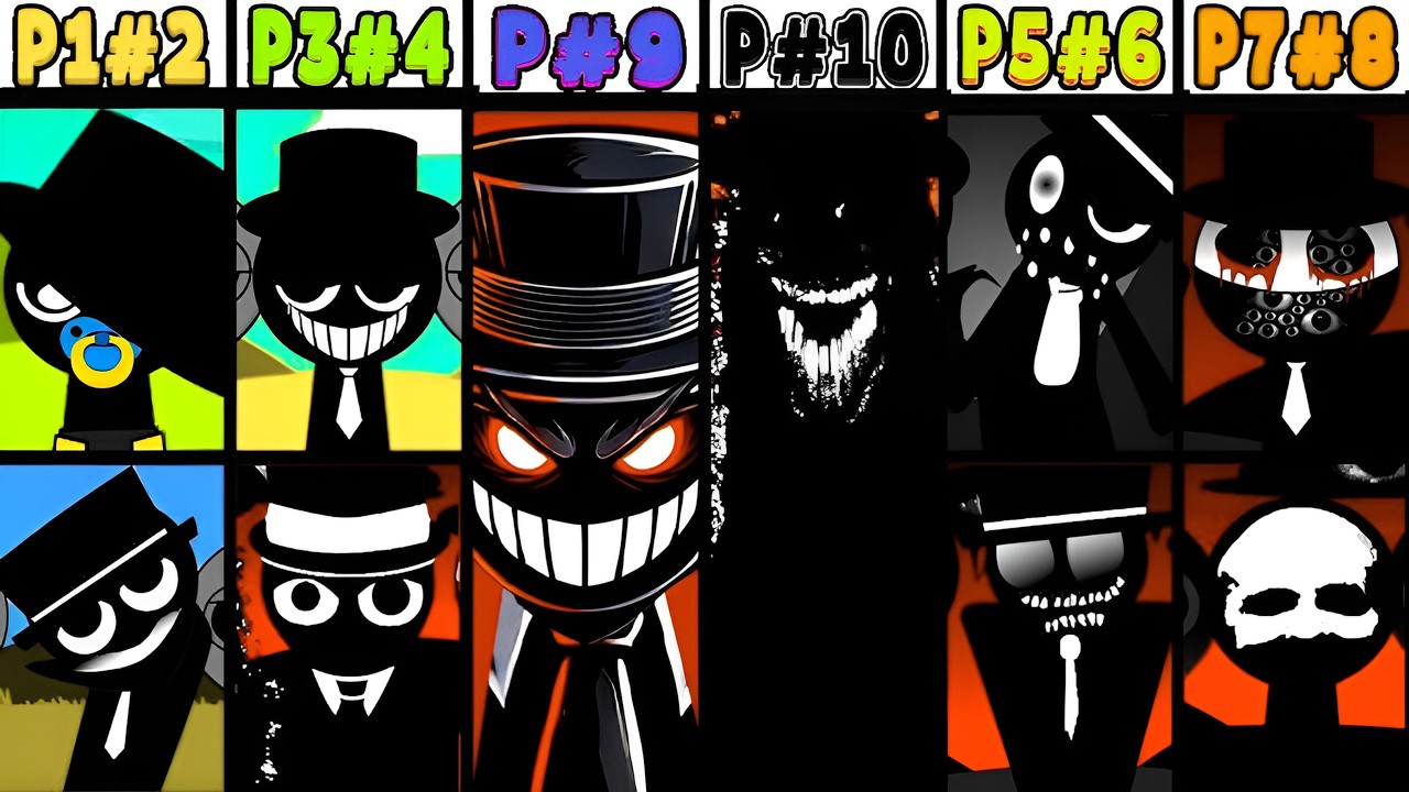 Sprunki - All BLAK Mods in One Video but something is WRONG…