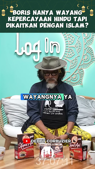 BORIS ASKED WAYANG HINDU BELIEFS BUT ASSOCIATED WITH ISLAM? HABIB JAFAR ONAD MBAH TEJO LOGIN