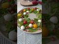 Corona navideña ideal para tu mesa de nochebuena 🤭 #navidad #receta #recetasfaciles