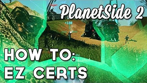 (OUTDATED) How to Grind Certs Easily in PlanetSide 2 (Part 1)
