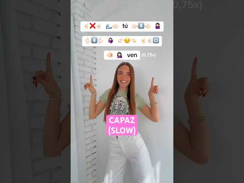 Capaz Tutorial Slow Lento Merengueton Tiktok Baile Dance Trend 