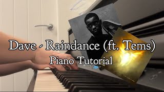 How to play Raindance by Dave on piano [PIANO TUTORIAL WITH SHEET MUSIC]