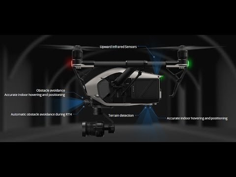 dealsplus DJI – Inspire 2 – Sensors – FORWARD SENSING – 30m RANGE – LET'S FLY & FILM SAFE!