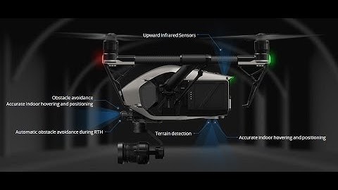 DJI – Inspire 2 – Sensors – FORWARD SENSING – 30m RANGE – LET