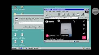 Czech Kid Rage Has BSOD (Win 98 Simulator)