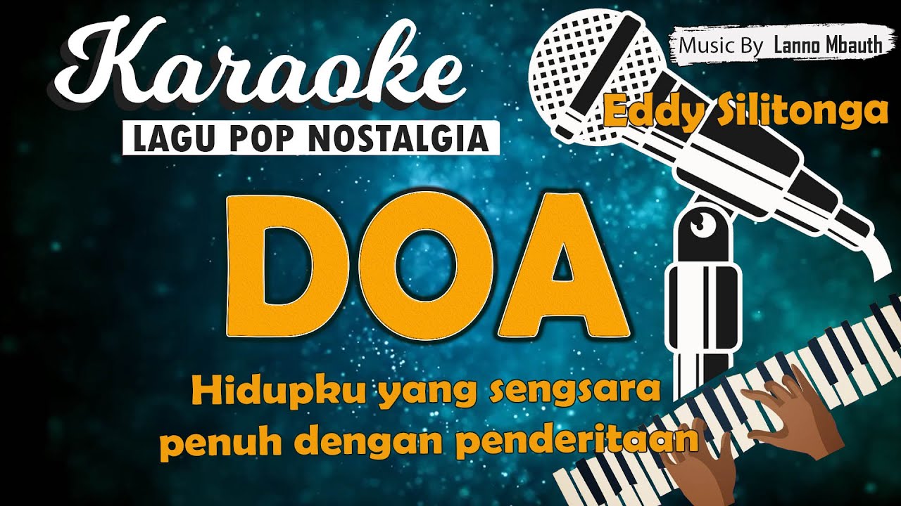 Karaoke DOA - Eddy Silitonga // Music By Lanno Mbauth Karaoke DOA - Eddy Silitonga // Music By Lanno Mbauth