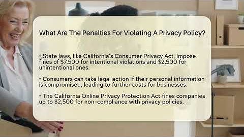 What Are The Penalties For Violating A Privacy Policy? - Everyday-Networking