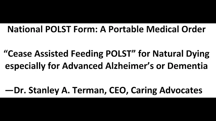 Strategic POLST Conversation DEMO: Michael Ellenbo...