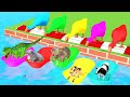 Choose Right Duck with Cow Gorilla Elephant  Dinosaur  Funny Scary Teacher 3D Collection Animals