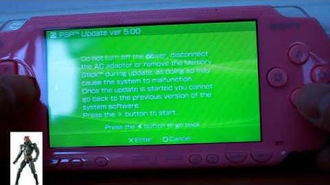 How to upgrade to CFW 5.00 M33-6