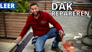 Learn to detect a roof leak and make a strong emergency repair #diy #leakage