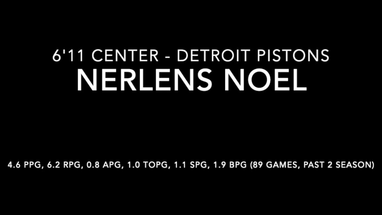 Meet Nerlens Noel : r/DetroitPistons