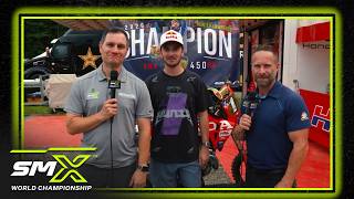 Hunter Lawrence on winning first 450 AMA Pro Motocross Championship | Motorsports on NBC