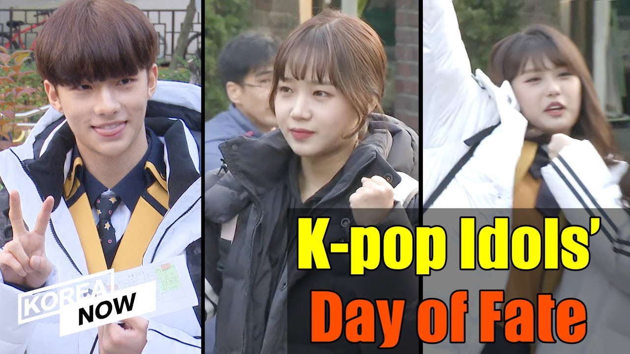 K Pop Idols Take Csat Suneung For College Entrance Youtube