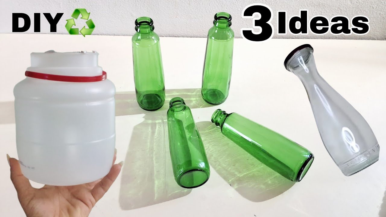 3 AMAZING Upcycling Ideas! | Transform Bottles & Trash into Home Decor & Organizers