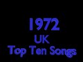 1972 uk top ten songs