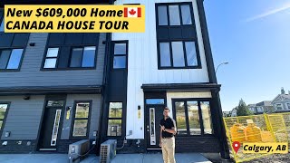 Calgary Alberta Home Tour| New $609,000 Modern Home In Calgary, Alberta, Canada| Canada House Tours