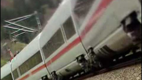 Tilting German Ice Train