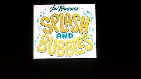 Rant on splash and bubbles