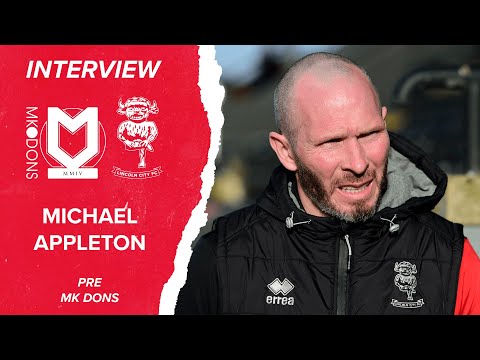 Appleton: "They're a real threat and we're aware of that" | MK Dons pre-match press conference