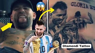 tattoos of the argentine soccer football player otamendi lmao   rPrisonBreak