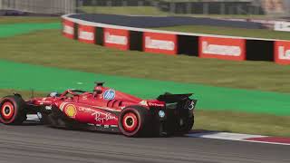Leclerc fighting to death in Spain || Master race in 3D (full car damage) screenshot 2