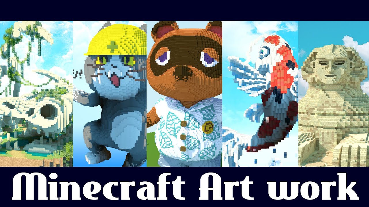 マイクラ造形作品まとめ 2月 4月 Youtube