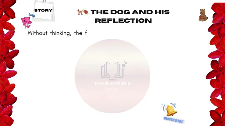 The Dog and His Reflection – Greed leads to loss| The greedy dog | Moral Story | New English Story