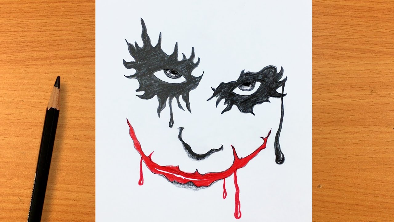 Jonkler Draw How To Draw The Joker | Joker drawing | step-by-step - YouTube
