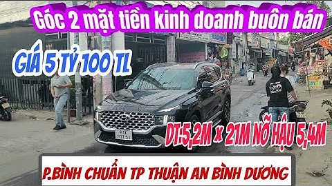bán gấp lô góc 2 mặt tiền giá nghộp Bank P.Bình Chuẩn. TP Thuận An. Bình Dương