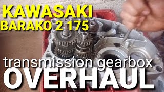 kawasaki barako two 175 assymble gearbox transmission// Moto Parts