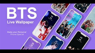 BTS Live Wallpaper 4K App screenshot 1