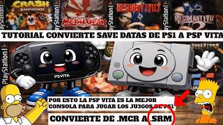 TUTORIAL UTILIZA LOS SAVE DATAS DE PS1 EN TU PSP VITA ! LA MEJOR EXPERIENCIA EN PSP VITA !