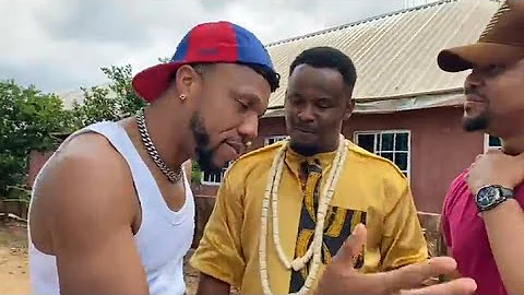 Charles okocha zubby Michael and Mike godson on set