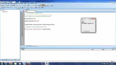 TrainingRite.com QTP Learning Videos - Introduction to QTP VBScript Video 1