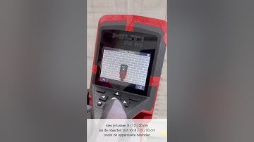 Hilti PS 85 wandscanner - Instructie video