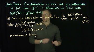 A Proof of the Chain Rule