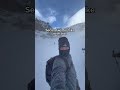 1st winter hike with bro vs 2nd winter hike with bro