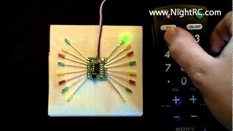 Nano LED Light Controller Programming for Scale R/C Aircraft