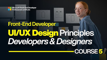Microsoft Front-End Course 5: UI/UX Design Principles Full Course | Figma Adobe XD Tutorial