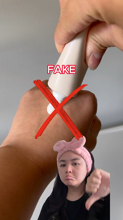 Fake vs Real comparison of the Beauty of Joseon Sunscreen 😱 #fakeskincare #koreanskincare #shorts