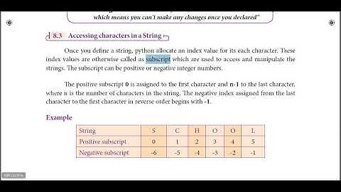 XII CS CHAPTER 8 STRINGS AND STRING MANIPULATIONS PART 1