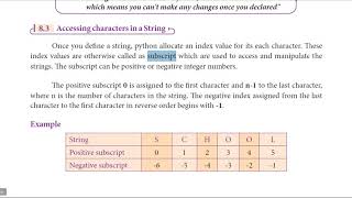 XII CS CHAPTER 8 STRINGS AND STRING MANIPULATIONS PART 1