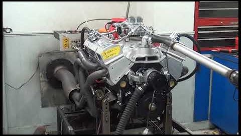 SBC 540HP 383 STROKER ENGINE DYNO RUN FOR KENDRICK JACKSON BY WHITE PERFORMANCE AND MACHINE